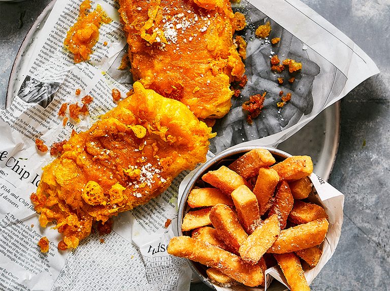 Family-friendly fish and chips recipe