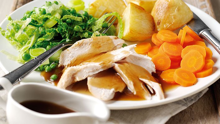 Healthy roast chicken dinner recipe