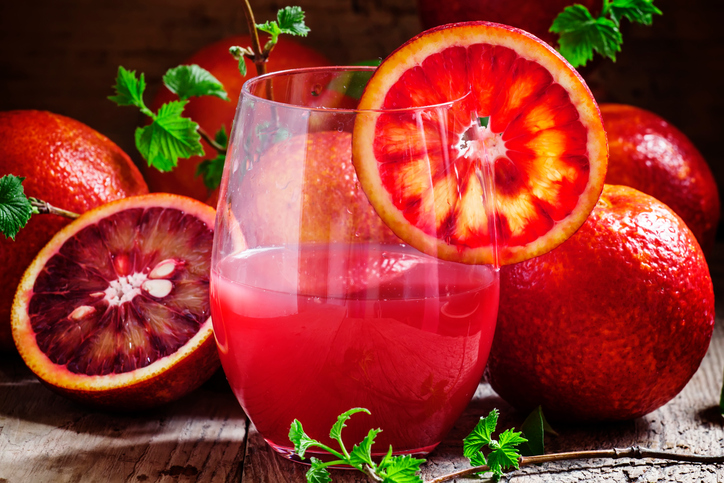 blood orange juice