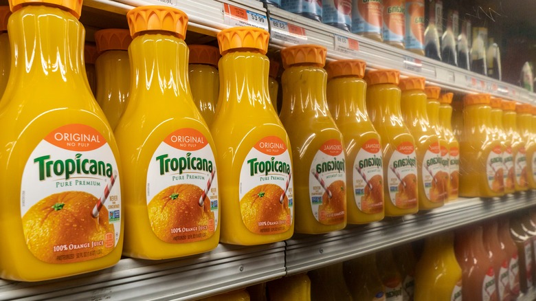 tropicana orange juice spray bottle