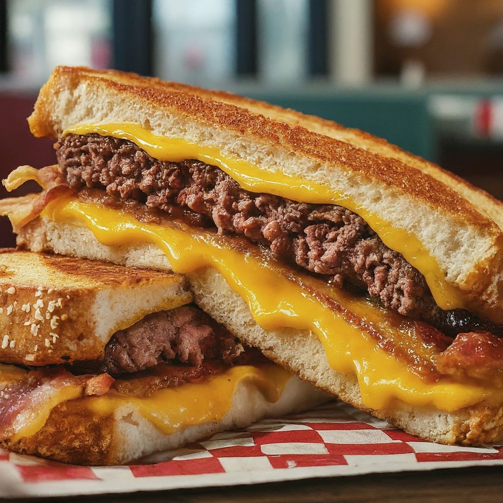 Five guys grilled cheese burger