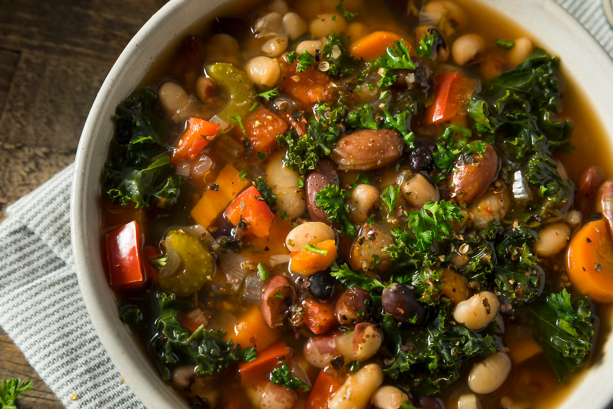 mixed bean soup