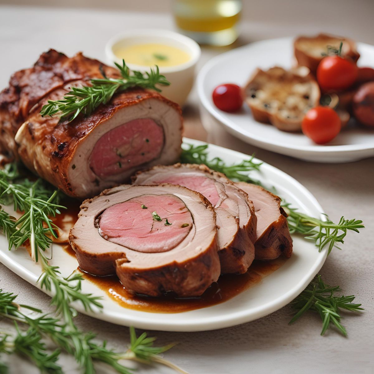 Stuffed Lamb with Spinach and Pine Nuts Recipe